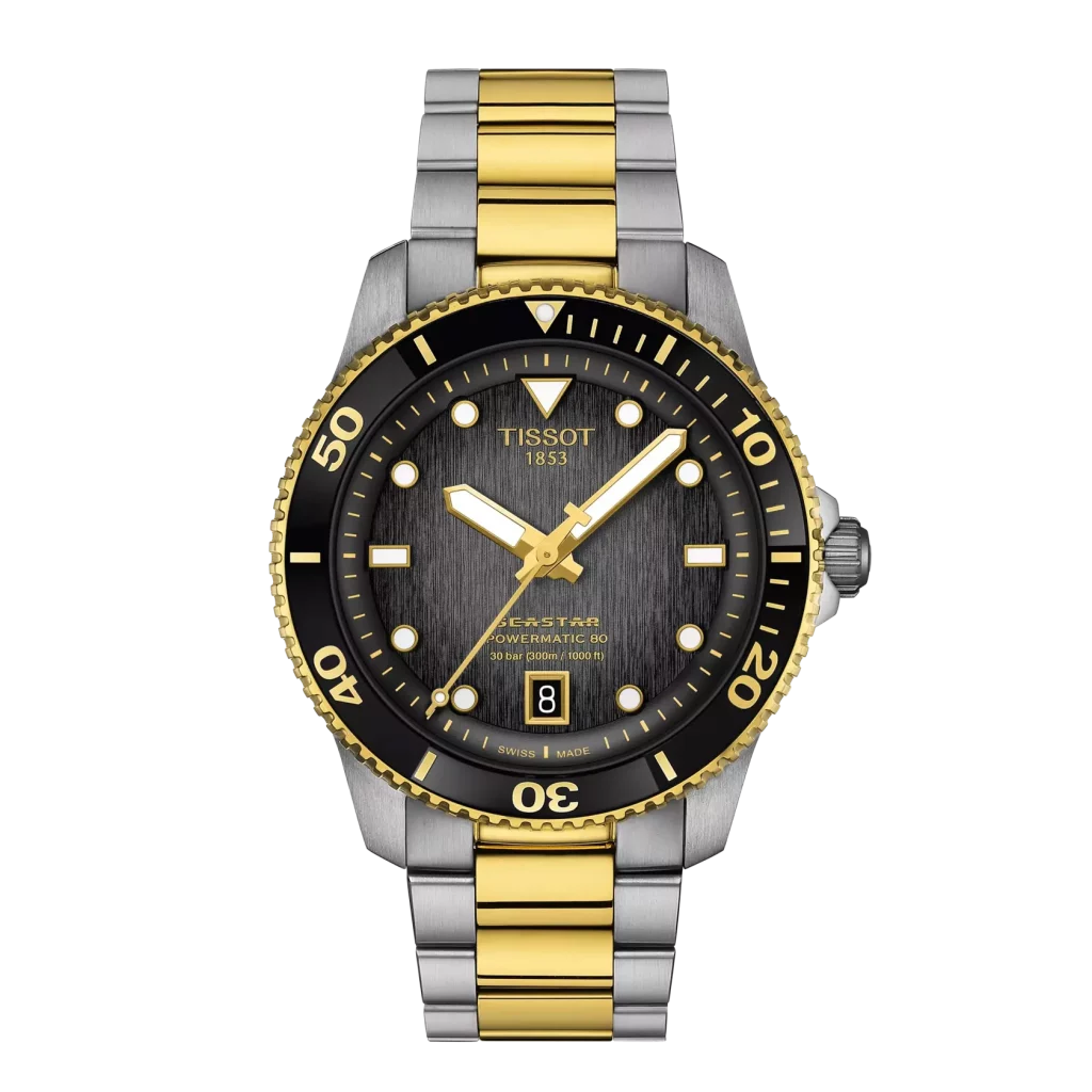 Eine robuste Alltags-Armbanduhr mit einem minimalistischen Design und einem Edelstahlgehäuse, ideal für den täglichen Gebrauch.