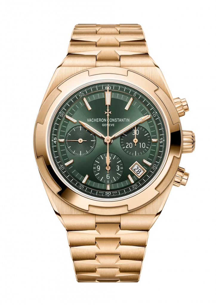 Eine elegante Luxus-Armbanduhr mit einem goldenen Gehäuse und einem klassischen Zifferblatt, die für Stil und Prestige steht.