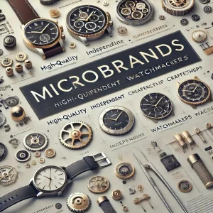 Ein modernes Design mit einem einzigartigen Microbrand-Uhrenmodell, das für Innovation und Individualität steht.