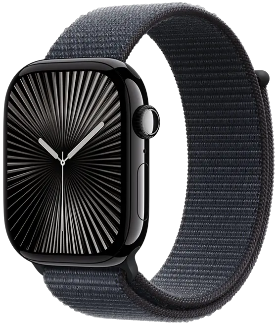 Moderne Apple Watch mit smarten Funktionen, die Zeitmessung mit Technologie verbindet.